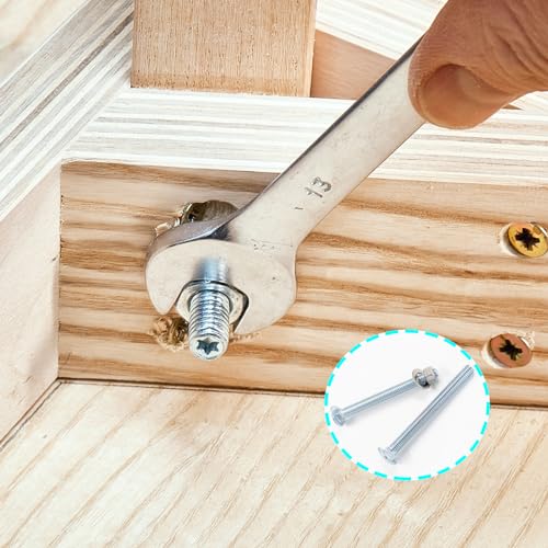 Luomorgo 1/4"-20 x 2 1/2 in. Carriage Bolts, 12 Sets - size: 1/4"-20 x 2 1/2 in.