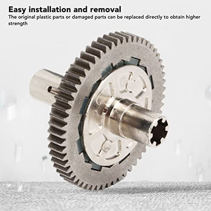 57 Tooth 0.8 Mod Slipper Set Metal Steel Slipper Clutch Spur Gear Compatible with Arrma 1/10 Granite and 1/8 RC Cars for Smooth Drivetrain Upgrades Silver