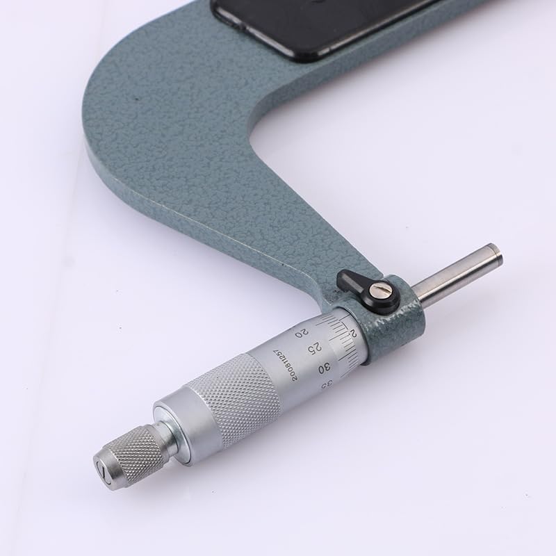 Utoolmart Outside Micrometer Metric 50-75mm 0.01mm Accuracy Metal Precision Measuring Tools for Machinist Engineer, Light Green - size: 50-75mm