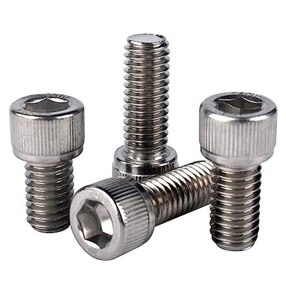 1/4-20 x 2 Allen Hex Socket Head Screw Bolt, 304 Stainless Steel 18-8, UNC Machine Full Thread, Pack of 20 - size: 1/4-20 x 2" (20 PCS)