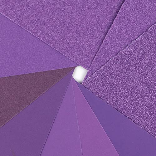 POLIWELL 800 Grit Sanding Sheets 20 PCS 9 x 11 Inch Purple Alumina - style: 800Girt