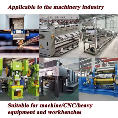 Heavy Machinery Leveling feet 4 Sets,Loading 2 Tons per Set,Adjustable Machine Leveling Pad Machinery Pads,Cast Iron Pad