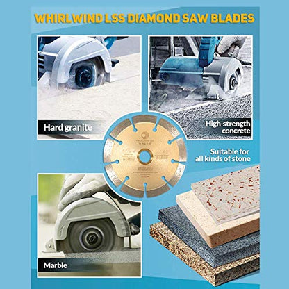 4.5 Inch Diamond Saw Blade for Concrete Stone Brick Masonry - size: 4.5" LSS