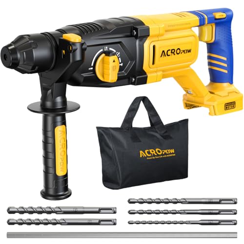 ACROPOW SDS-Plus Cordless Rotary Hammer Drill for Dewalt 20V Battery