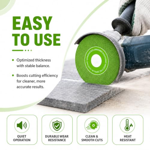 4.5Inch Diamond Saw Blades 3PCS Diamond Tile Cutting Disc for Angle Grinder