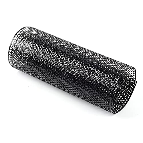 AggAuto 47x16 inches Car Pickup Truck Grill Mesh 6mm Honeycomb Hole Black - color: Black, size: 6x1mm Honeycomb
