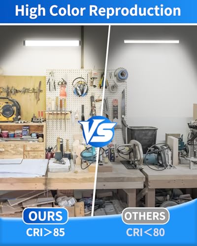 THECHAM 45W LED Shop Light Plug in for Workbench