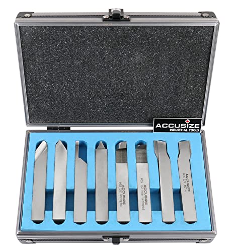 Accusize Industrial Tools HSS Tool Bit Pre-Ground, 1/2 in, 2662-2004 - size: 1/2 in