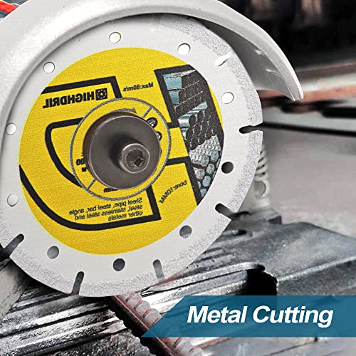 HIGHDRIL Diamond Cutting Wheel 75mm for Metal,Steel Pipe,Rebar,Stainless - size: Metal Cutting Wheel