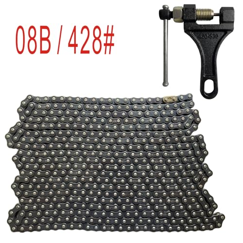 08B Roller Chain 20 Feet 480 Link with Chain Breaker