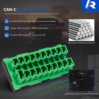 68321746AA 20-Way CAN Bus Star Connector Compatible with Jeep,Chrysler,Ram - size: 68321746AA