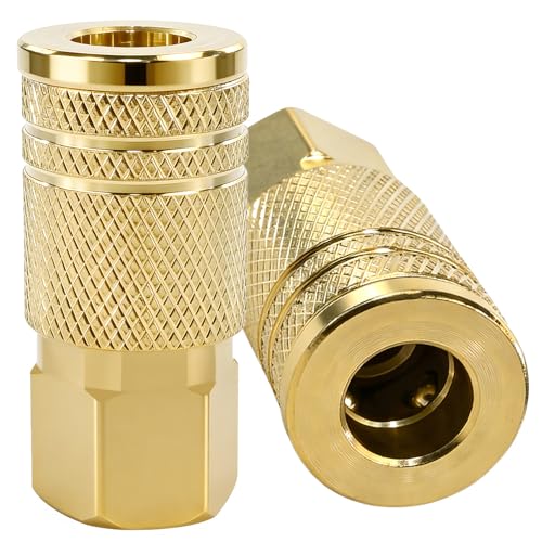2Pack 1/4 NPT Quick Connect Air Hose Fittings - color: 2Pack 1/4"Internal thread