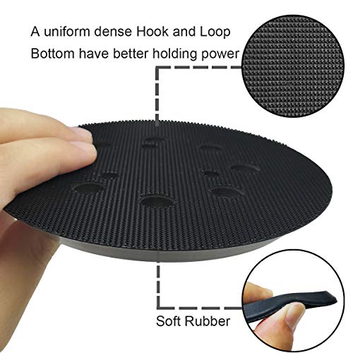 Standard 5" Hook and Loop Replacement Sander Pad for Porter Cable 343/343k, 390/390K, 382, 343VSK Orbit Sander
