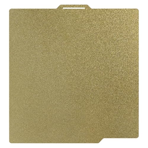 Double Sided Textured PEI Build Plate for Bambu Lab X2D/P2S/X1/X1C/X1E/P1P/P1S/A1, 257.5x257.5mm Spring Steel Magnetic Flexible Heated Bed, High Adhesion Removable 3D Printer Platform - color: Double side PEI, size: 257mm A1 XI P1