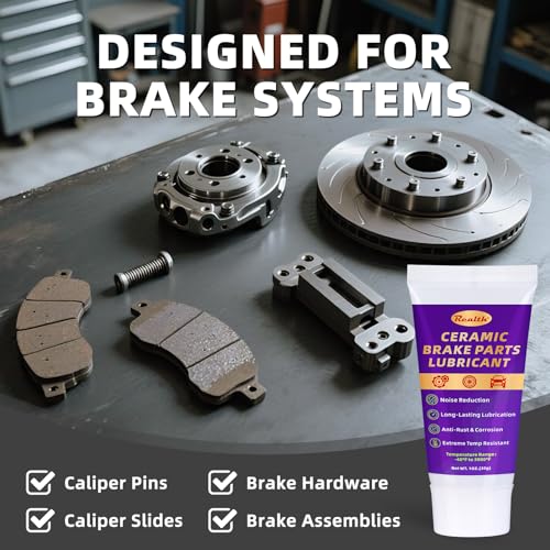 Ceramic Brake Parts Lubricant 1 oz 2 Pack High Temp Brake Caliper Grease - color: Ceramic, size: 60g