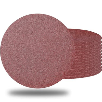 Tonmp 10 PCS 9 Inch 80 Grit Sanding Discs for Hand Radial Sander - 9"" Round Hook & Loop Sandpaper for Hand Sanding Tool, Aluminum Oxide Sander Disc for Hand Drywall Power Sander (80 Grits) - style: 80 Grits