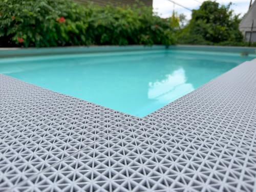 SnapLock DuraGrid 12"x12" Interlocking Deck Tiles, 24 Pack, Beige - color: Beige, size: 24 Pack