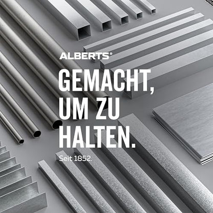 Alberts 472917 Flat bar | ALU | Black anodised | 1000 x 30 x 2 mm