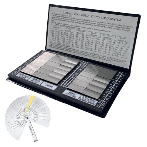 Ra0.05-12.5mm Surface Roughness Comparators 30 Specimens Machinist