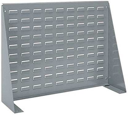 Akro-Mils 98600 Heavy Duty Steel Louvered Panel Standing Work Bench Storage Rack Garage Organizer for Mounting AkroBin Storage Bins, 28-Inch W x 8-Inch D x 20-Inch H, Gray - size: 28-Inch W x 8-Inch D x 20-Inch H
