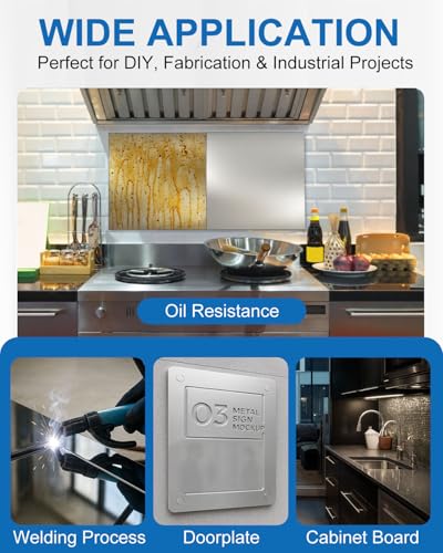 304 Stainless Steel Sheet, 12" X 12" X 1/8" Stainless Steel Plates Metal - size: 12x12x1/8 inch