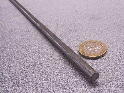 1018 Carbon Steel Round Rod .250" Diameter x 6 Foot Length 3 Pcs.