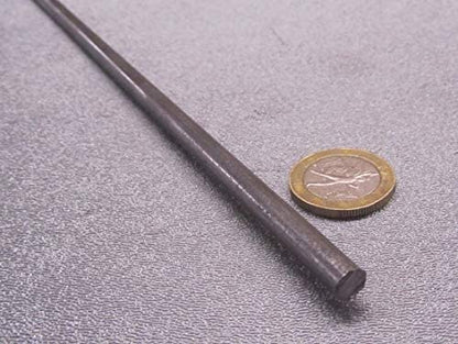 1018 Carbon Steel Round Rod .250" Diameter x 6 Foot Length 3 Pcs.
