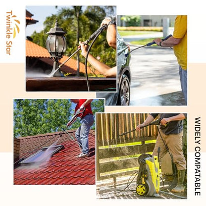 Twinkle Star Pressure Washer Adapter Set, Stainless Steel, 8 Sets - color: Stainless Steel, size: 8 Sets