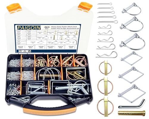 365PCS Trailer Hitch Pin Assortment Kit