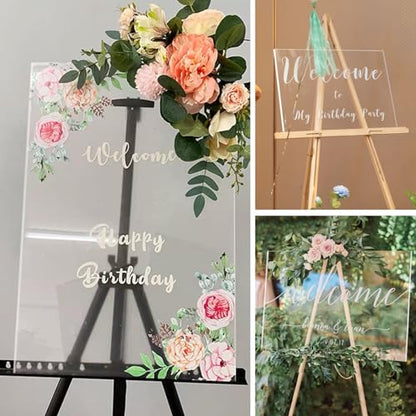 2 Pieces12” x 16” Clear Acrylic Sheet Plexiglass - 1/8”(3mm) Thick, Use for Craft Projects, Signs, DIY Projects and More; Cut with Saw or Hand Tools, No Laser Cut - size: (2 Pieces) 12" x 16", style: 3mm Thick (1/8”)