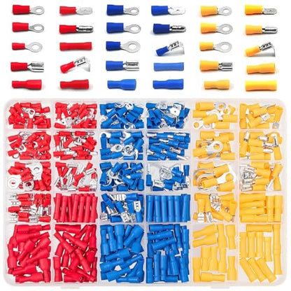 480 PCS Insulated Crimp Wire Connectors, Assorted Crimp Terminal Kit