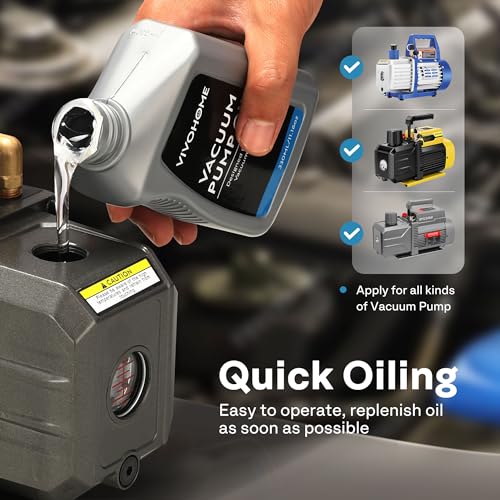 VIVOHOME 2 Pack Premium High Vacuum Pump Oil HVAC 330ml/11.16oz - size: 2 Pack