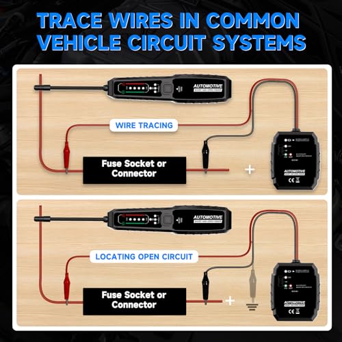VSTM Wire Tracer, DC 6‑42V Automotive Open & Short Circuit Finder