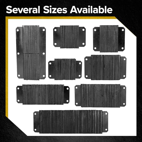 Rubber Dock Bumper, 16" x 10" x 4.5", 3/4" Mounting Holes, Guardian - size: 16" x 10" x 4.5"