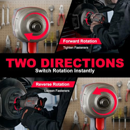 Ingersoll Rand 2235TiMAX 1/2-Inch-Drive Air Impact Wrench with Up to 1,350 Foot-Pounds Torque Output - size: Standard Anvil (Single Unit), style: 2235 Legacy, Standard Anvil