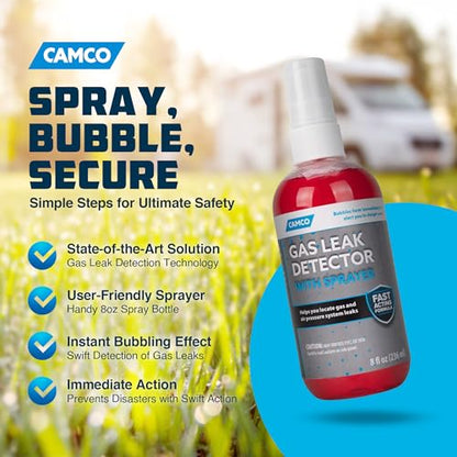 Camco 10324 Gas Leak Detector with Sprayer - 8 oz