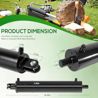 5"x24" Heavy Duty Universal Hydraulic Cylinders for Log Splitter 3500 PSI
