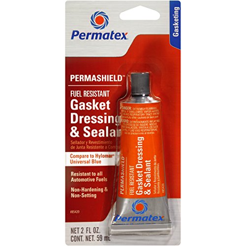 Permatex 85420 Permashield Fuel Resistant Gasket Dressing & Sealant, 2 oz Tube (Pack of 6) - size: 2 Ounce, (Pack of 12)