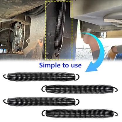 4 Pack R3847 Springs for RV Hydraulic Leveling Jacks Black 13-3/8"