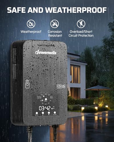 DEWENWILS 200W Low Voltage Landscape Transformer with Remote - style: 200W with Remote