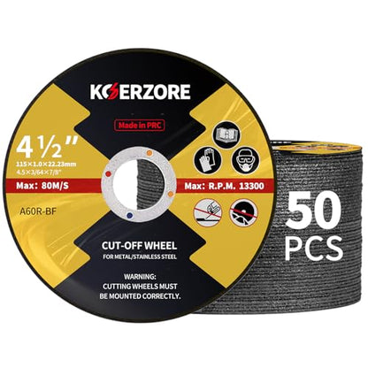 4-1/2 Inch Cut Off Wheels 50 PCS Cutting Blades for Angle Grinder