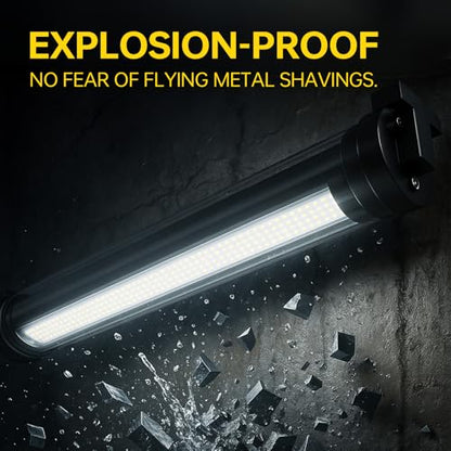 IP67 Explosion Proof LED Machine Light Work Tube Industrial Lighting for CNC Machine 110V to 220V (20w)