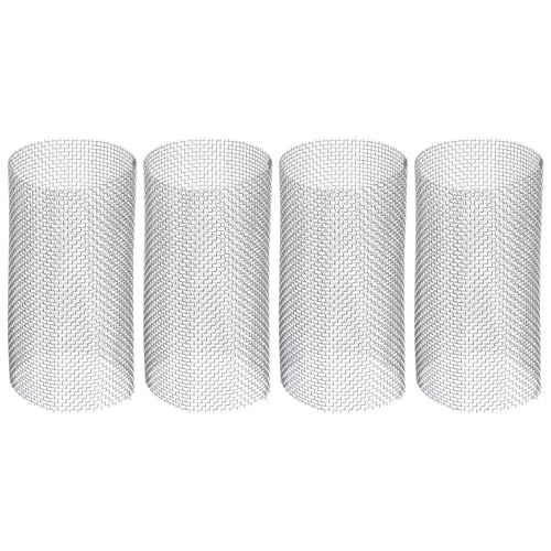 PATIKIL 20 Mesh in-Line Strainer Replacement, 4 Pcs Stainless Steel Filter Screen Accessories for Garden Hose Water Pump Pressure Washer