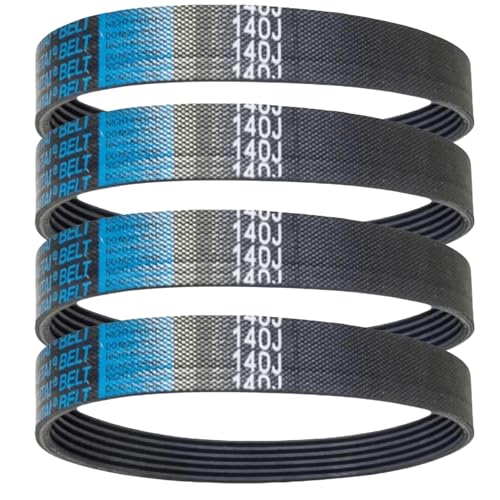 4 Pack 140J6 Planer Drive Belt Compatible with Delta 22-560, TP400LS, 22-565 and 22-580 Planer, Replace 22-563, WEN 6560 - color: 4 Pack 140j6 Planer Drive Belt