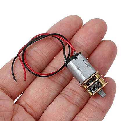 5PCS Mini N20 Gear Motor DC 3V-9V Slow Speed Full Metal Gearbox DIY Robot Car