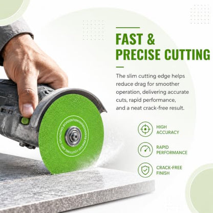 4.5Inch Diamond Saw Blades 3PCS Diamond Tile Cutting Disc for Angle Grinder