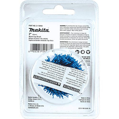 Makita D-70493 2" Nylon Cup Brush, Fine, 240 Grit
