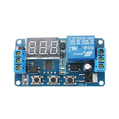 12V Timer Relay Digital Time Delay Control Module 0.1Sec to 999Min