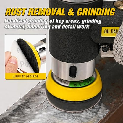 SI FANG 2'' 3'' Mini Orbital Air Sander High Speed Pneumatic Polisher - style: Air Sander Only