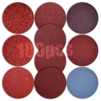SPEEDWOX 100PCS Sanding Discs 3 Inch Hook and Loop Sandpaper 80/100/180/240/600/800/1000/1200/2000/3000 Grit Sander Disc Sanding for Sanders Drill Grinder Rotary Tools Attachment Woodworking - style: 80 to 3000 Grit